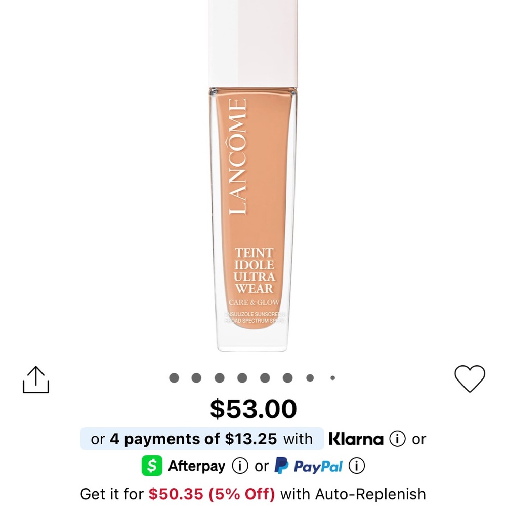 Teint Idole Ultra Wear Foundation 325C - Picture 5 of 5